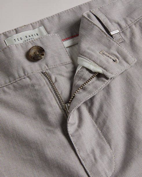 TURA-Shorts-Regular Fit Dogtooth Short- Ted Baker Romania